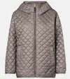 Max Mara The Cube Leo Quilted Jacket In Gray