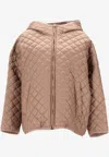 Max Mara The Cube Leo Quilted Jacket In Pink