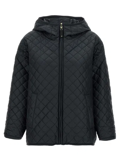 Max Mara The Cube Leo Reversible Jacket In Black