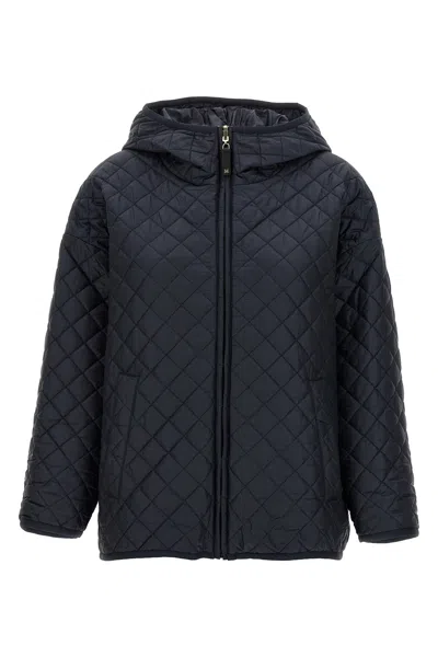 Max Mara The Cube 'leo' Reversible Jacket In Blue