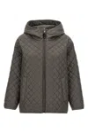 Max Mara The Cube Leo Puffer Jackets Gray In Gray