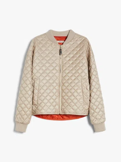 MAX MARA THE CUBE MAX MARA THE CUBE LICIA QUILTED JACKET HAZELNUT
