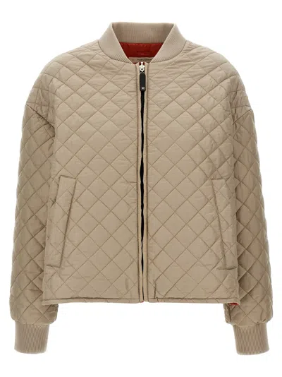 Max Mara The Cube Licia Reversible Jacket In Brown