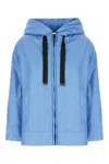 Max Mara The Cube Light-blue Polyester Padded Jacket In Blue Jeans
