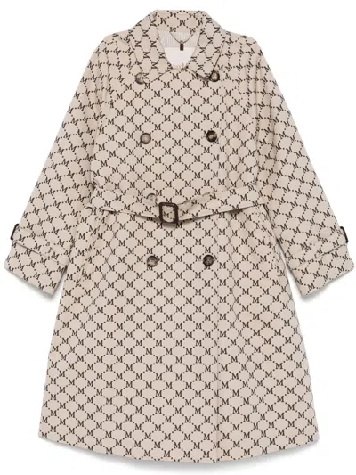 Max Mara The Cube Lucio Raincoat In Neutral