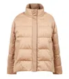 Max Mara The Cube Coats Camel In Blue