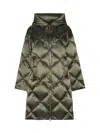 Max Mara The Cube Max Mara, Green Down Jacket In Green