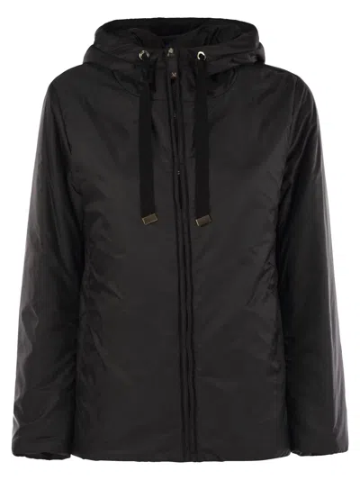 Max Mara The Cube Maxmara The Cube Greenh - Drip-proof Canvas Travel Jacket In Black
