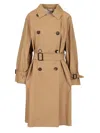 Max Mara The Cube Ctrench Coats And Trench Coats Brown In Brown