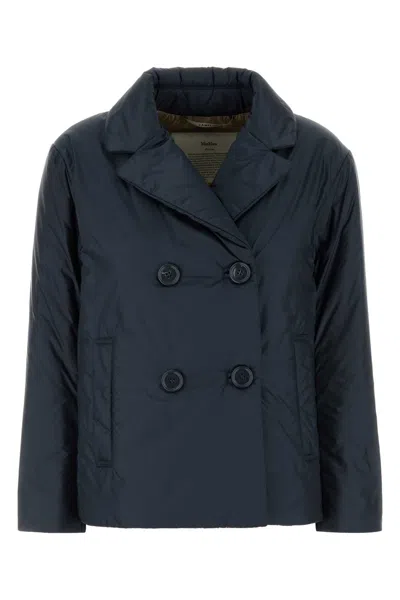 MAX MARA THE CUBE MIDNIGHT BLUE POLYESTER CAMELIA PADDED JACKE