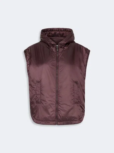 Max Mara The Cube Mtcambra Puffer Bordeaux In Burgundy