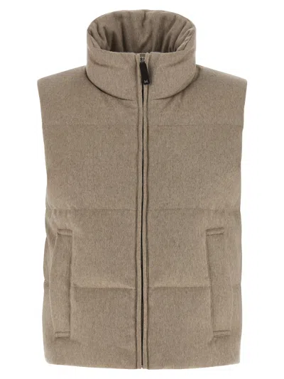 Max Mara The Cube 'mtcamoroso' Vest In Brown