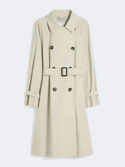 Max Mara The Cube Mtcctrench Raincoat Camel In Green