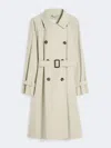 Max Mara The Cube Mtcctrench Raincoat Camel In Neutral