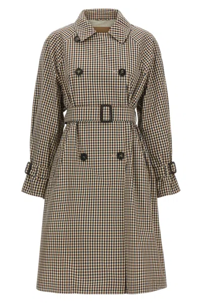 Max Mara The Cube 'mtcfate' Trench Coat In Multi