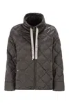 Max Mara The Cube Mtcpisoft - Padded Jacket In Water-repellent Canvas In Black