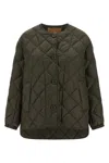 Max Mara The Cube Giubbino Trapuntato Verde In Green