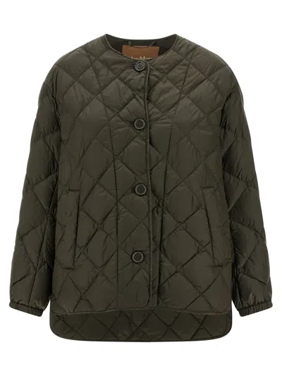 Max Mara The Cube Mtcsoftd Down Jacket In Green