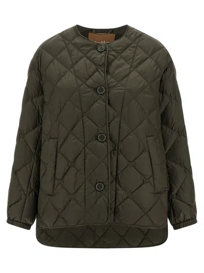 Max Mara The Cube 'mtcsoftd' Down Jacket In Brown