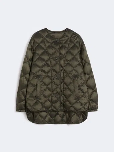 Max Mara The Cube Mtcsoftd Quilted Jacket Dark Green In Black