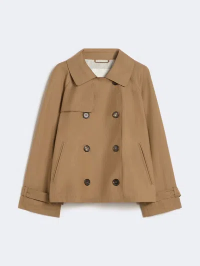Max Mara The Cube Mtctesoro Raincoat Brown