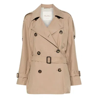 MAX MARA THE CUBE NEUTRAL COATS