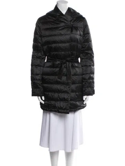 Pre-owned Max Mara The Cube Novef Coat In Black