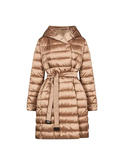 Max Mara The Cube Novef Down Jacket In Brown