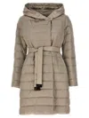 Max Mara The Cube Novef Reversible Down Jacket In Gray