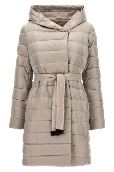 Max Mara The Cube 'novef' Reversible Down Jacket In Neutral