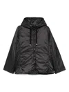 Max Mara The Cube Greenh Technical Fabric Jacket In Black