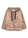 Max Mara The Cube Nylon Jacket In Brown