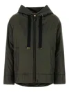Max Mara The Cube Nylon Jacket In Green