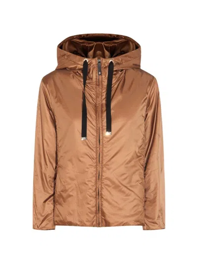 Max Mara The Cube Nylon Padded Blouson Jacket In Multi