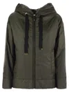 Max Mara The Cube Olive Green Polyester Daria Padded Jacket In Green