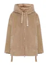 Max Mara The Cube Olivia Reversible Padded Jacket In Nude
