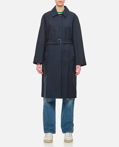 Max Mara The Cube Orleans Trench In Blue
