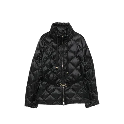 Max Mara The Cube Mtcsoftb Belt Jacket In Black