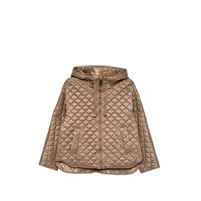 Max Mara The Cube Padded Blouson Jacket In Animal Print