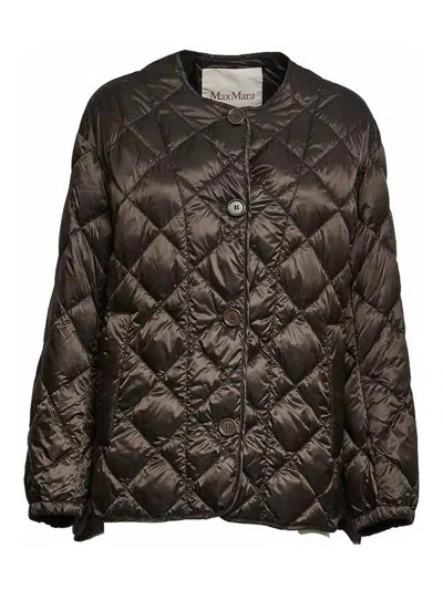MAX MARA THE CUBE CHAQUETA ALCOCHADA - MARRÓN