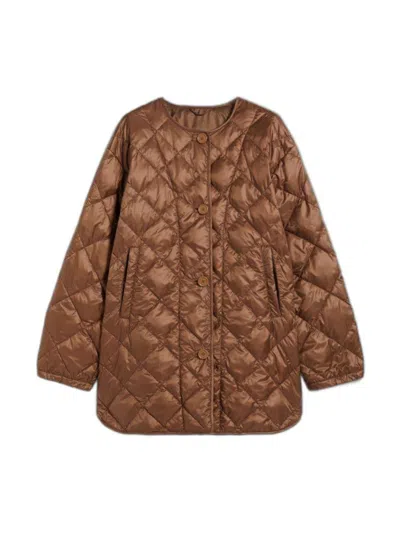 Max Mara The Cube Outerwear In Brown