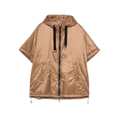 Max Mara The Cube Outerwears In Brown