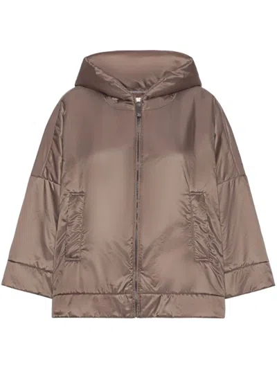 Max Mara The Cube Oversized Coat Max Mara In Brown