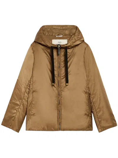 Max Mara The Cube Oversized Jacket  In Brown