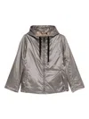 Max Mara The Cube Padded Blouson Jacket In Brown