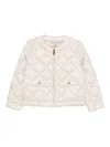 Max Mara The Cube Padded Blouson Jacket In White