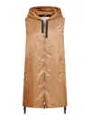 Max Mara The Cube Drop-proof Technical Canvas Vest In Orange