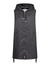 Max Mara The Cube Drop-proof Technical Canvas Vest In Black