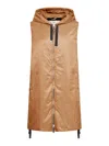 Max Mara The Cube Drop-proof Technical Canvas Vest In Orange