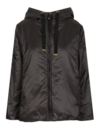 MAX MARA THE CUBE PADDED JACKET WITH HOOD COATS BLACK